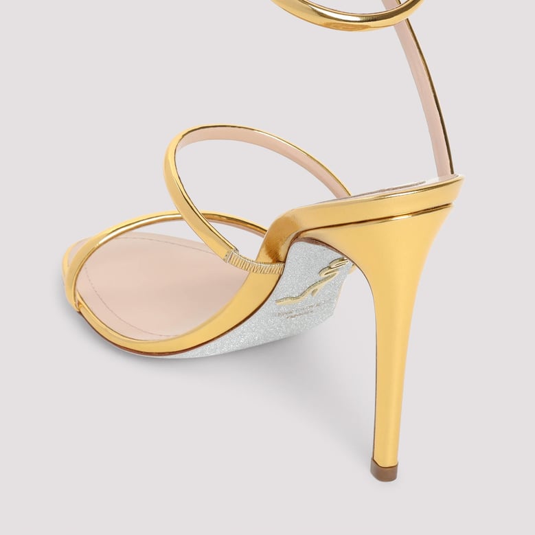 renè caovilla calf leather sandals by Selfnex