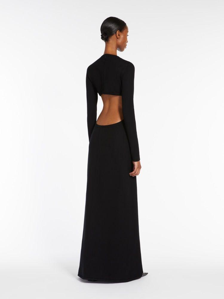 fumana knitted dress black by Selfnex