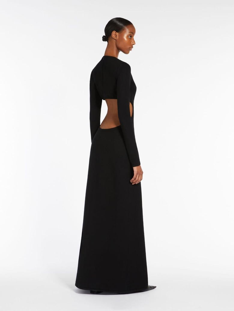 fumana knitted dress black by Selfnex