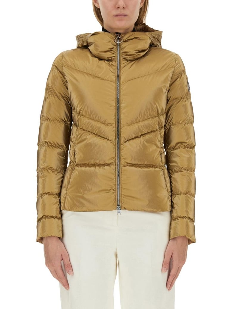 down jacket with hood by Selfnex