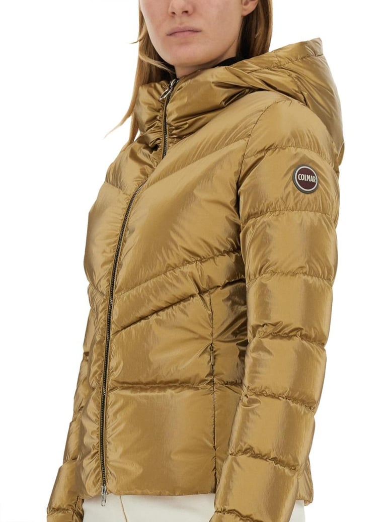 down jacket with hood by Selfnex
