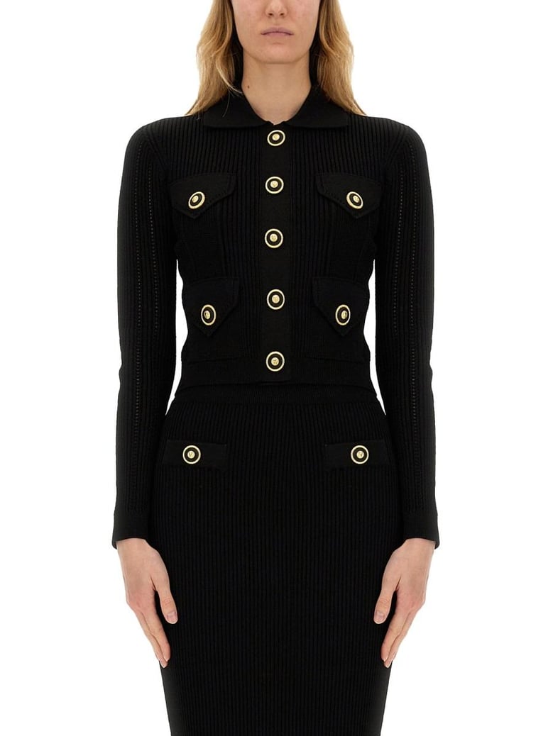 knitted cardigan by Selfnex