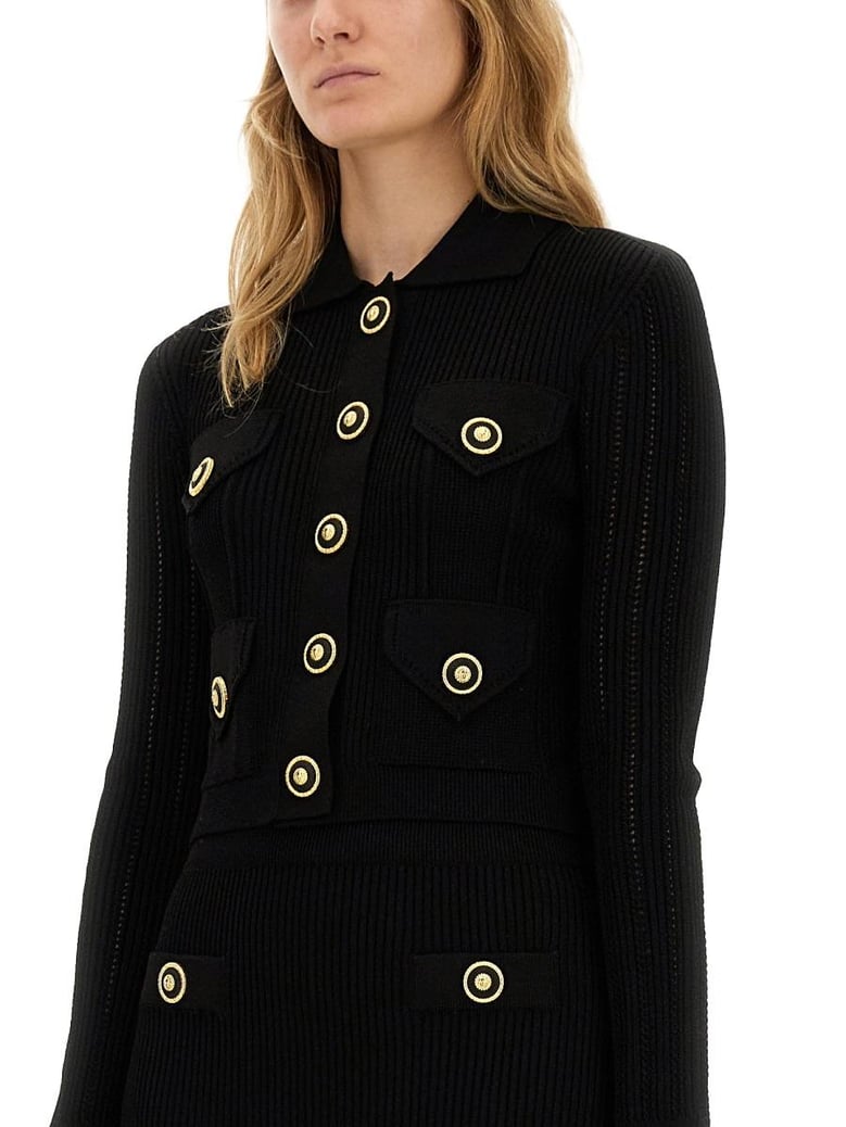 knitted cardigan by Selfnex