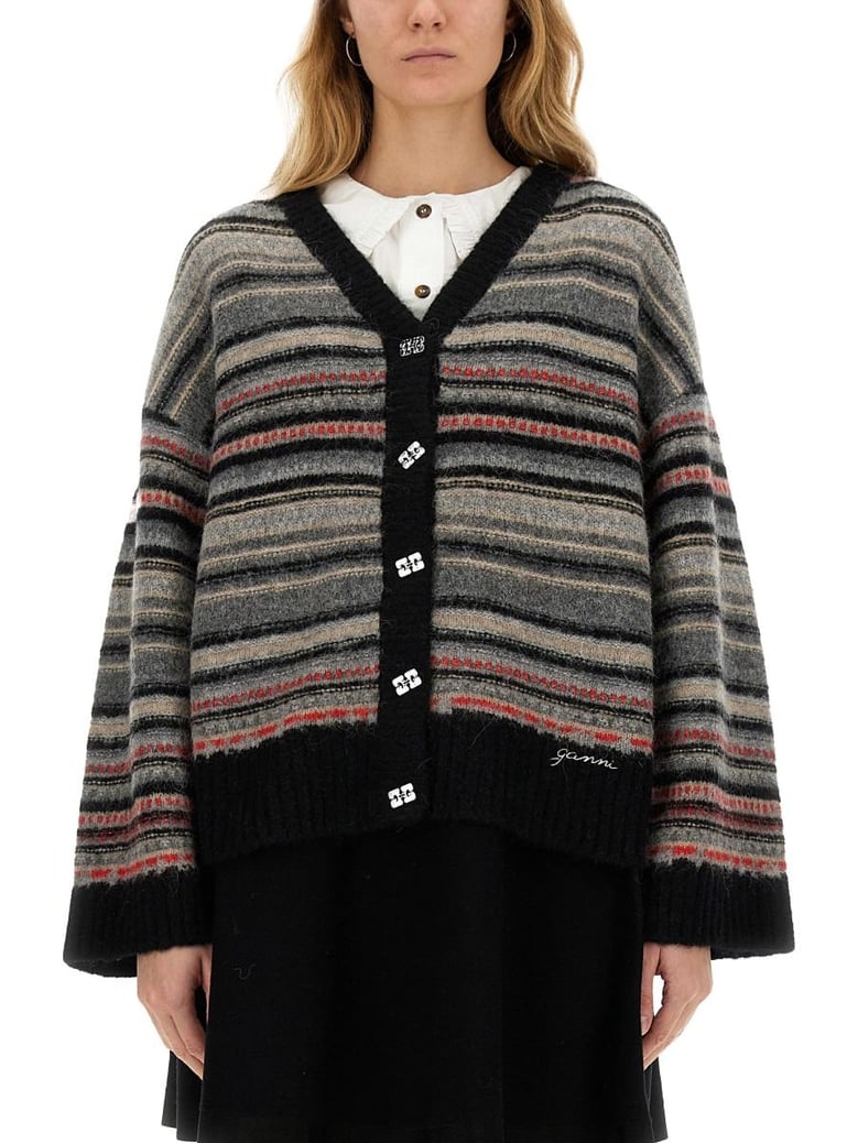 boxy fit cardigan by Selfnex