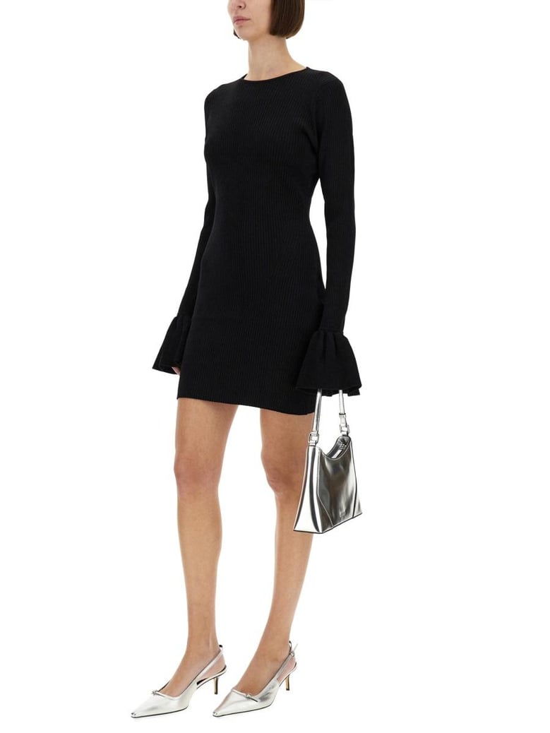 knitted mini dress by Selfnex