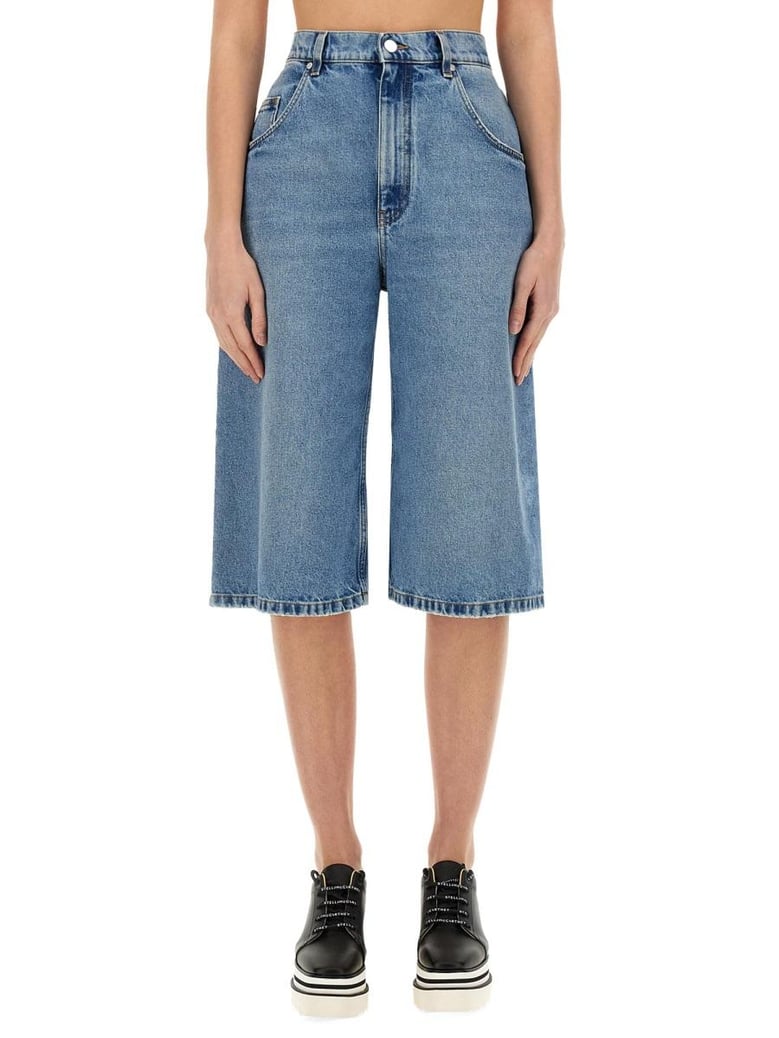 denim bermuda shorts by Selfnex