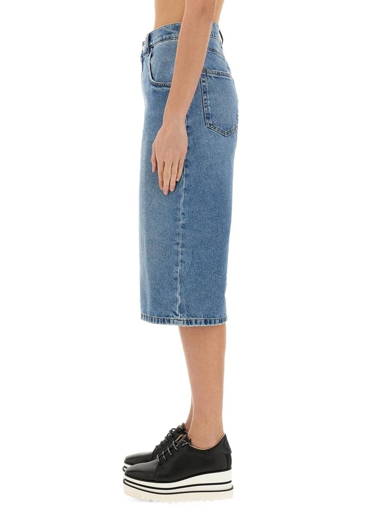denim bermuda shorts by Selfnex