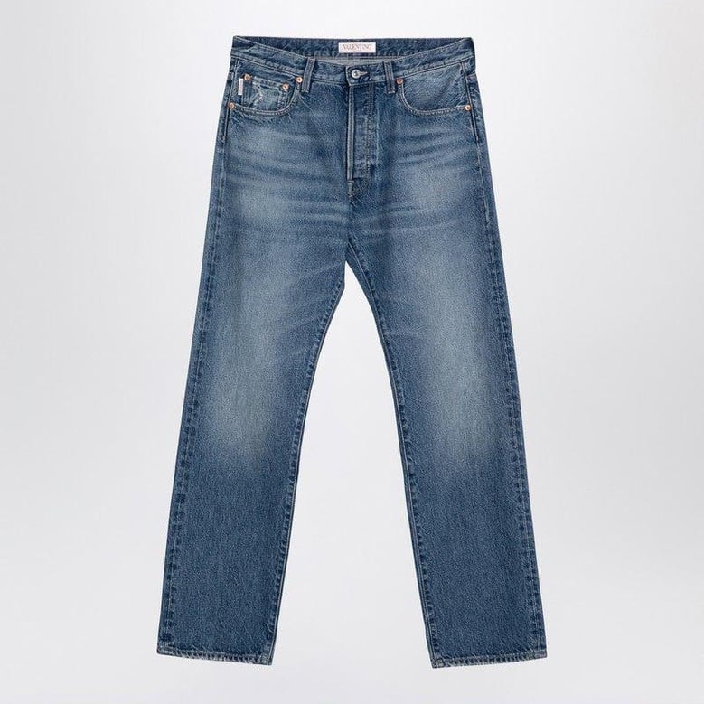 jeans with logo detail by Selfnex
