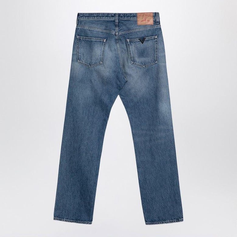 jeans with logo detail by Selfnex