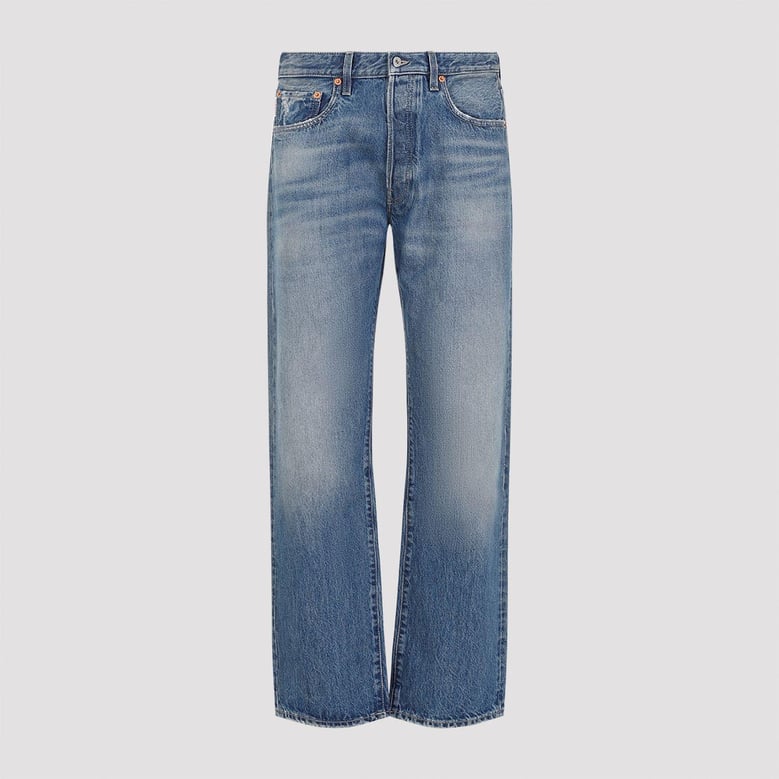 jeans with logo detail by Selfnex