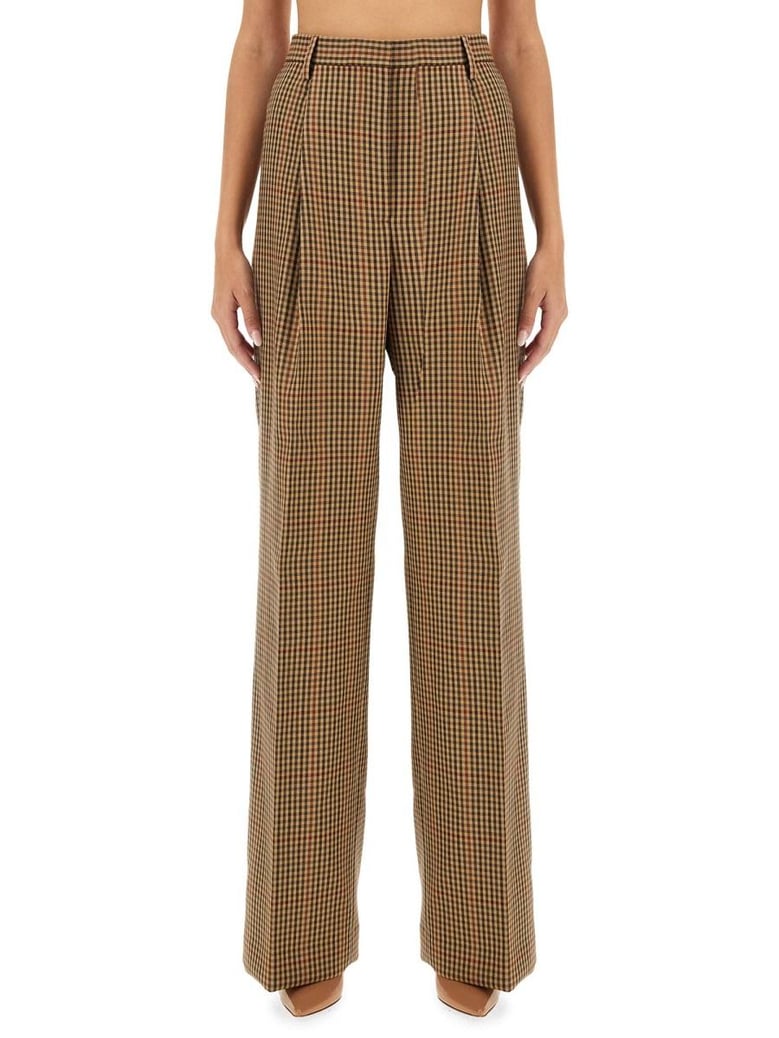pants with check pattern by Selfnex