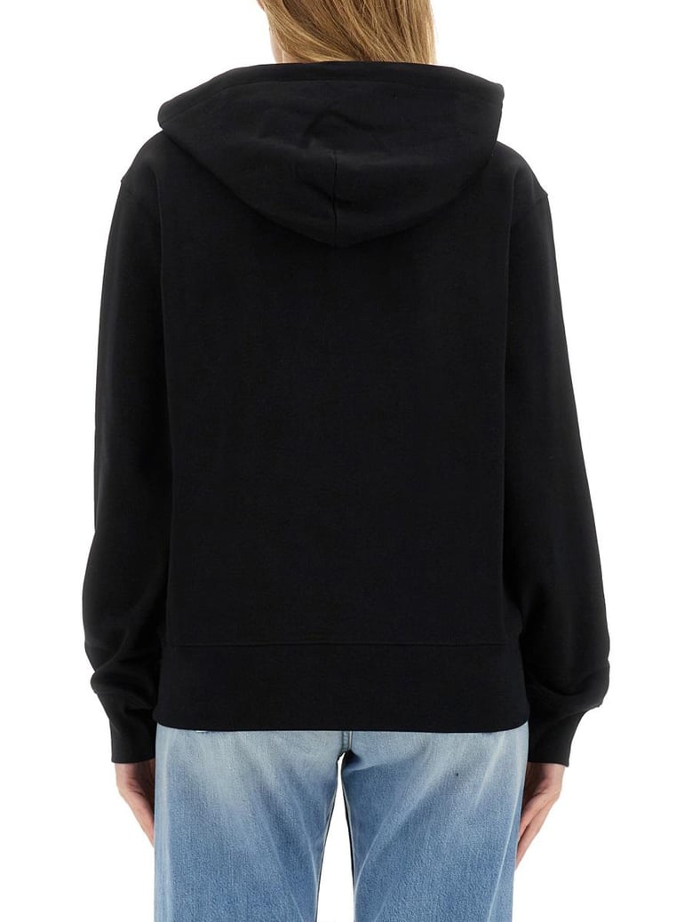 sweatshirt with face patch by Selfnex