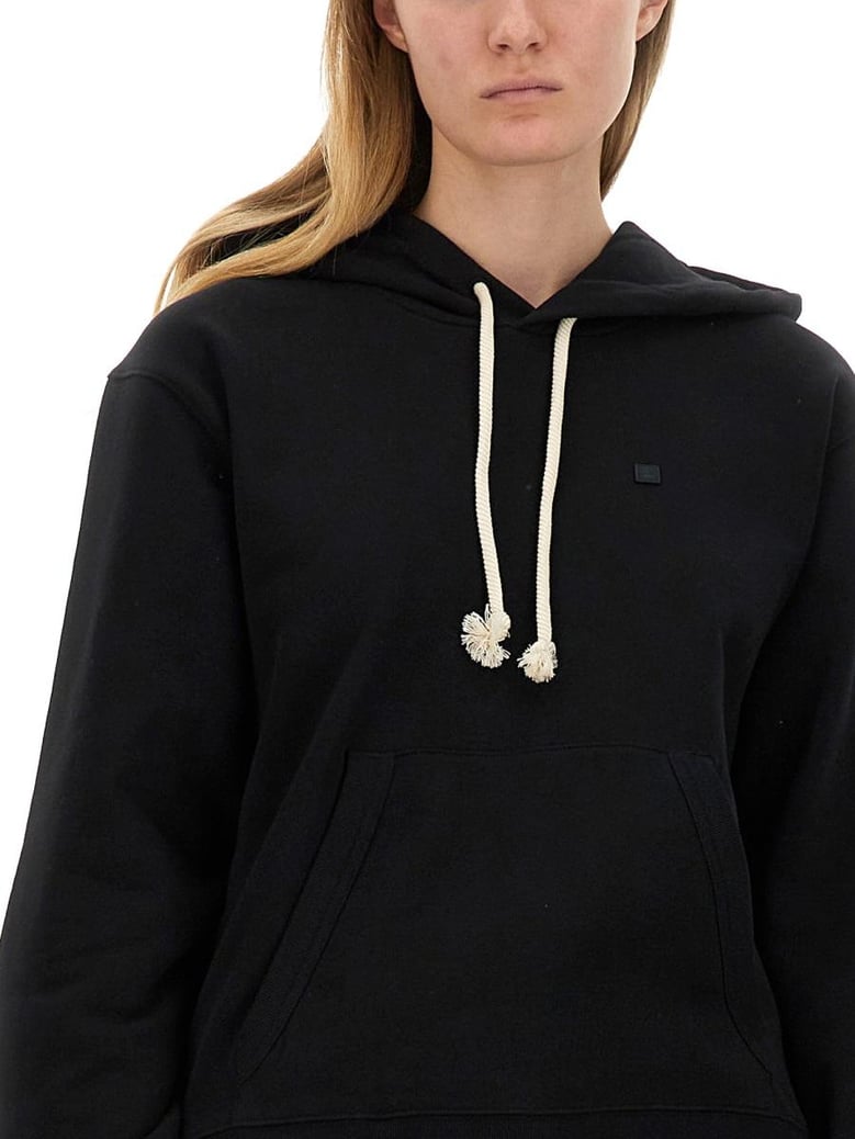 sweatshirt with face patch by Selfnex