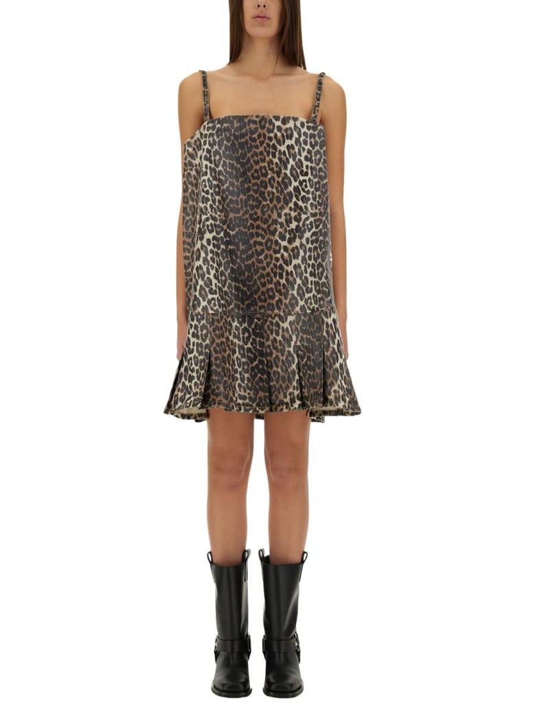 dress with animal pattern by Selfnex