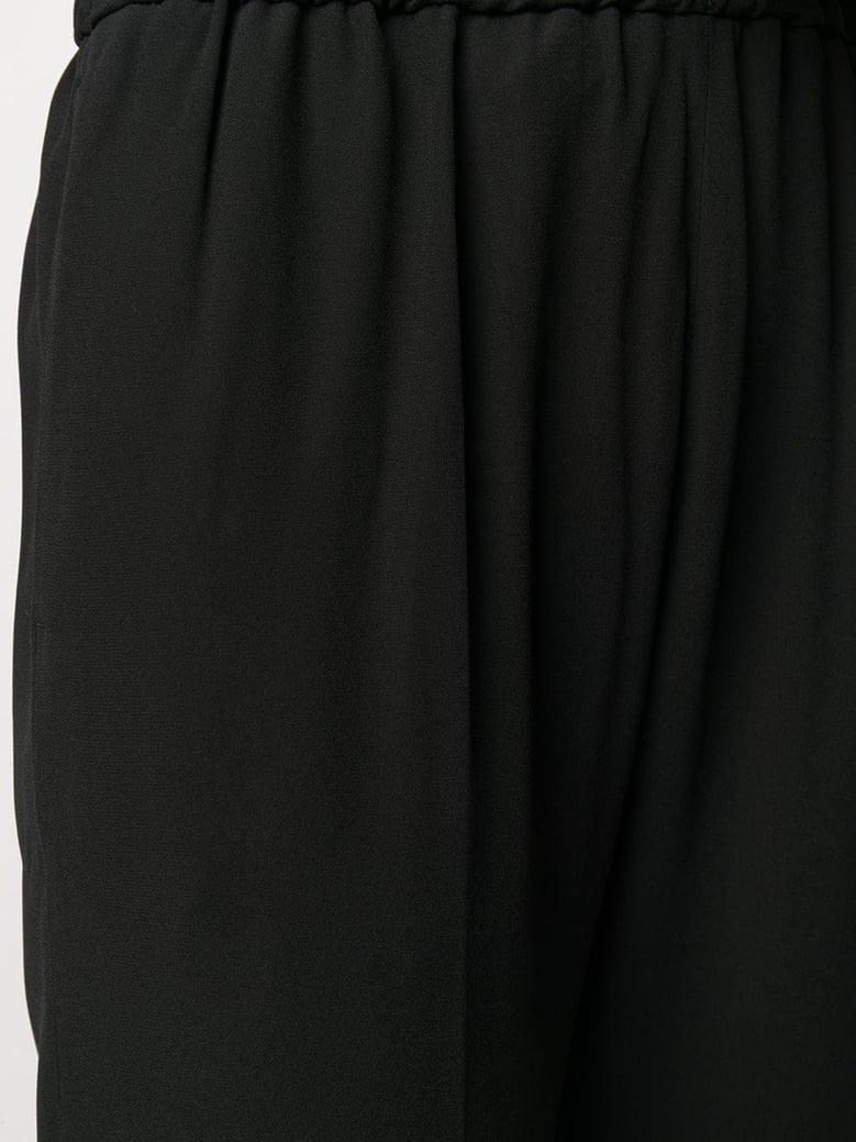 satin pants elastic w/slim bottom by Selfnex