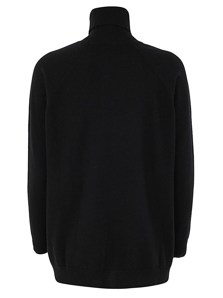 oversized turtle neck side splits detail by Selfnex