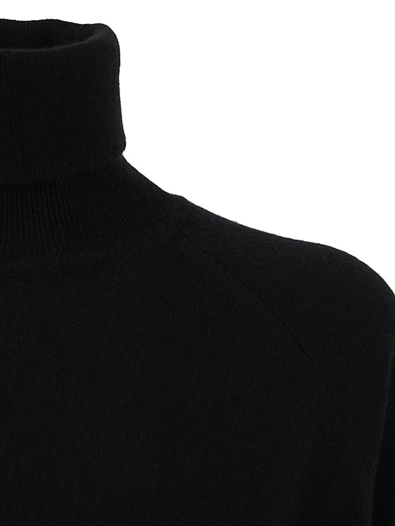 oversized turtle neck side splits detail by Selfnex