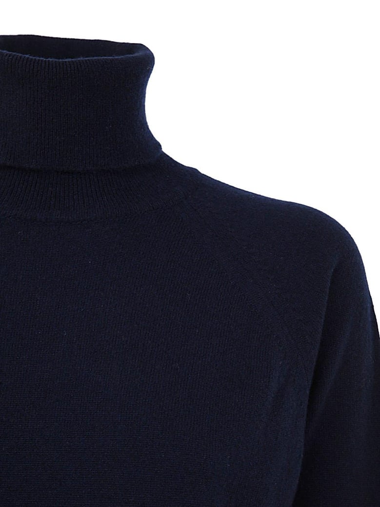 oversized turtle neck side splits detail by Selfnex