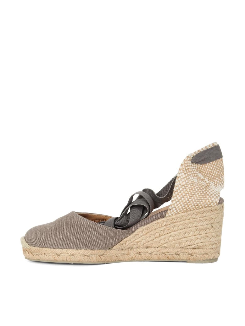 carina espadrilles wedge sandal with ankle laces by Selfnex