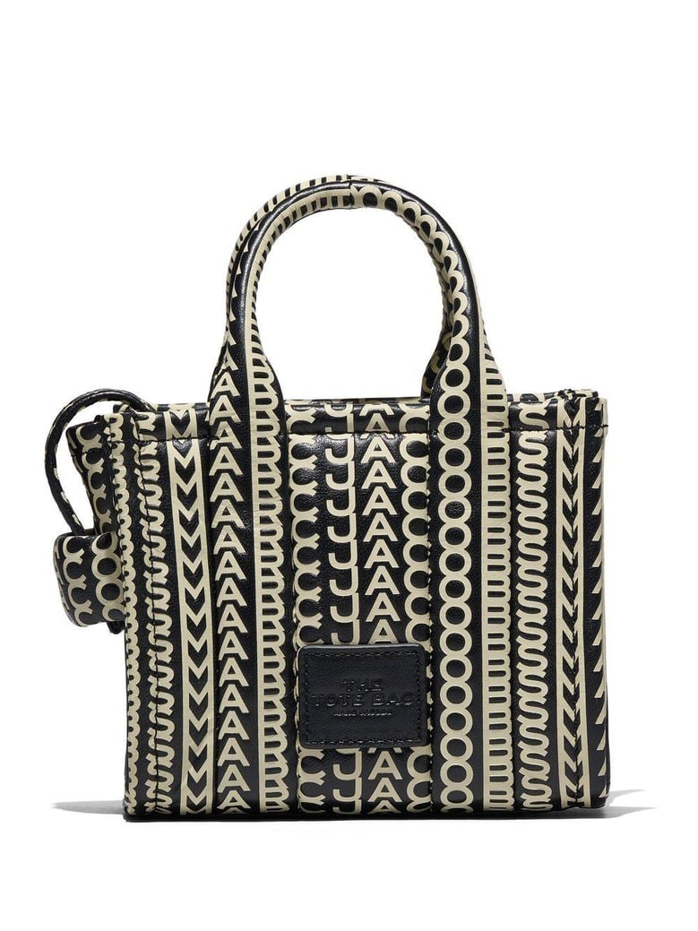printed leather micro the monogram handbag by Selfnex