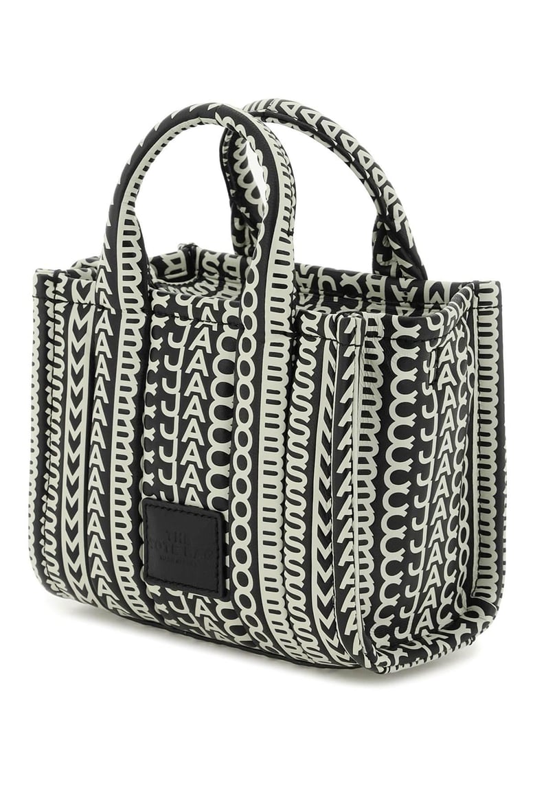 printed leather micro the monogram handbag by Selfnex