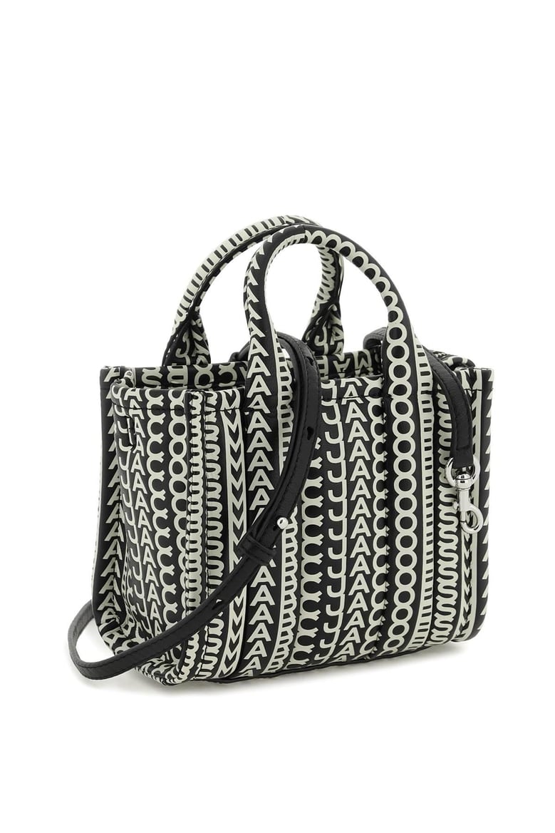printed leather micro the monogram handbag by Selfnex