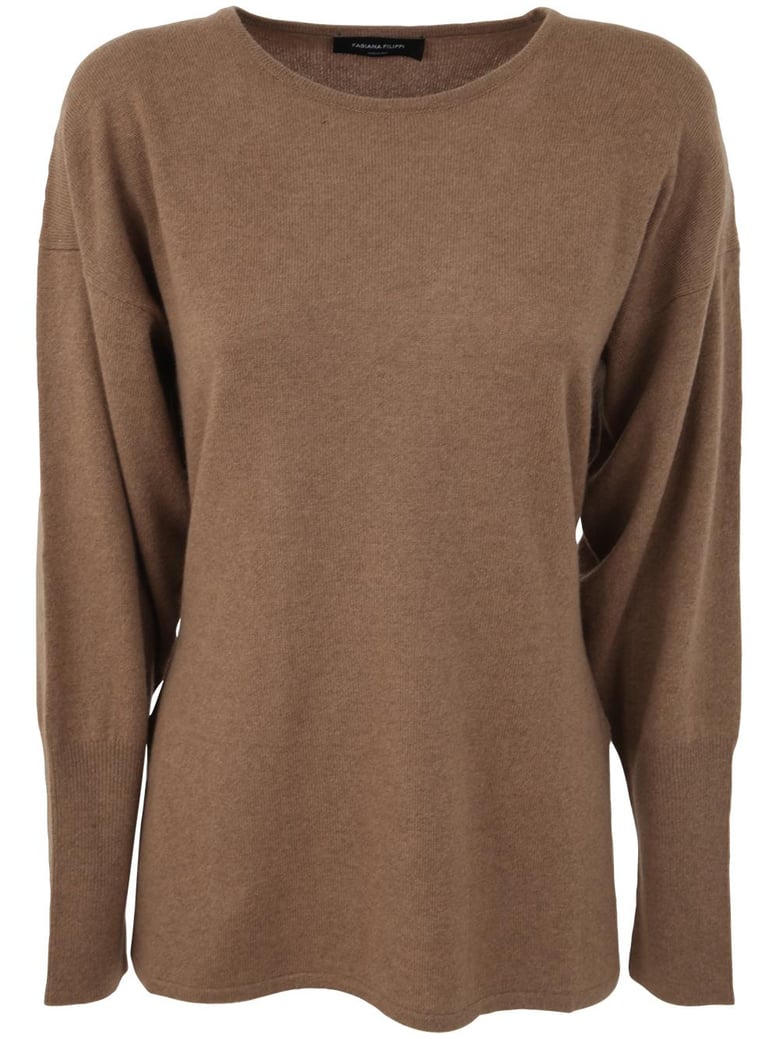 long sleeves crew neck sweater by Selfnex
