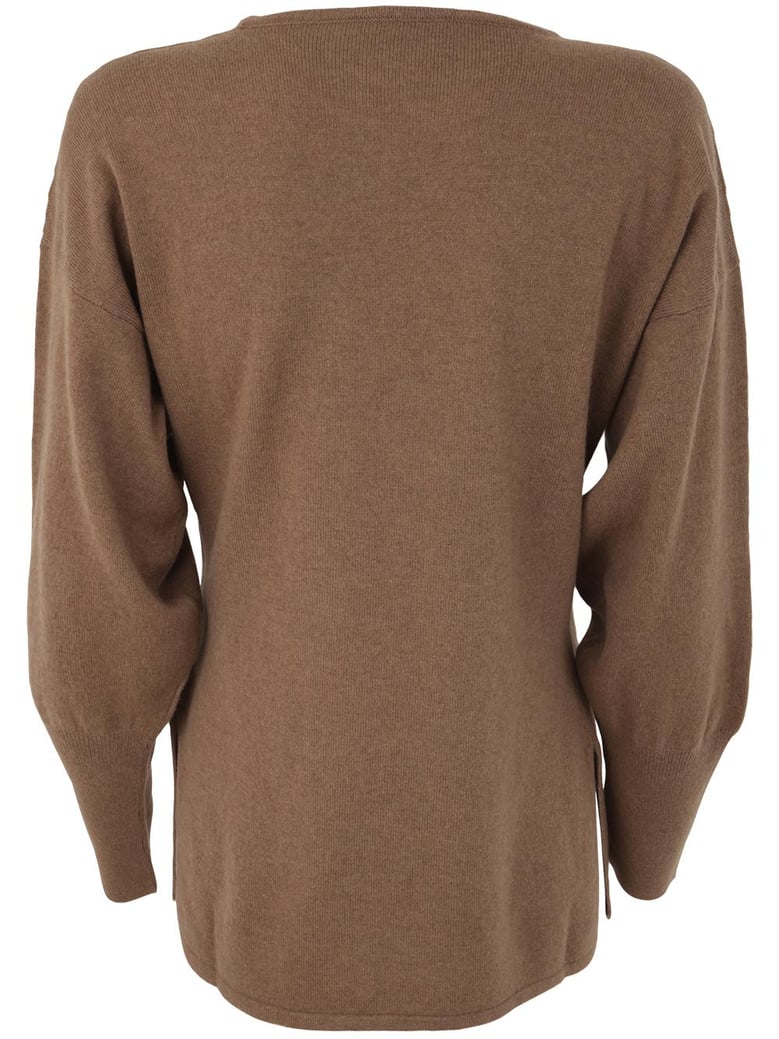 long sleeves crew neck sweater by Selfnex