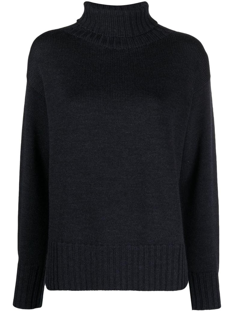 long sleeves turtle neck oversized sweater by Selfnex