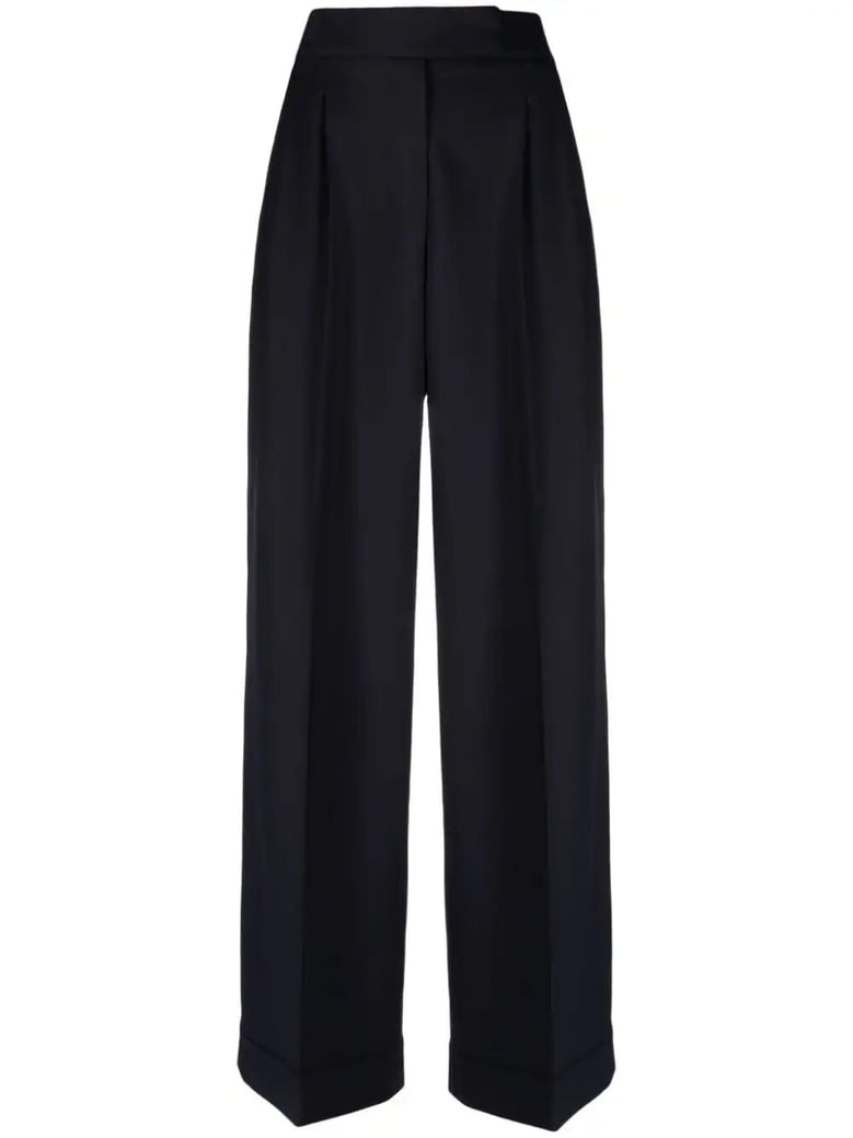 stretch wool trousers by Selfnex