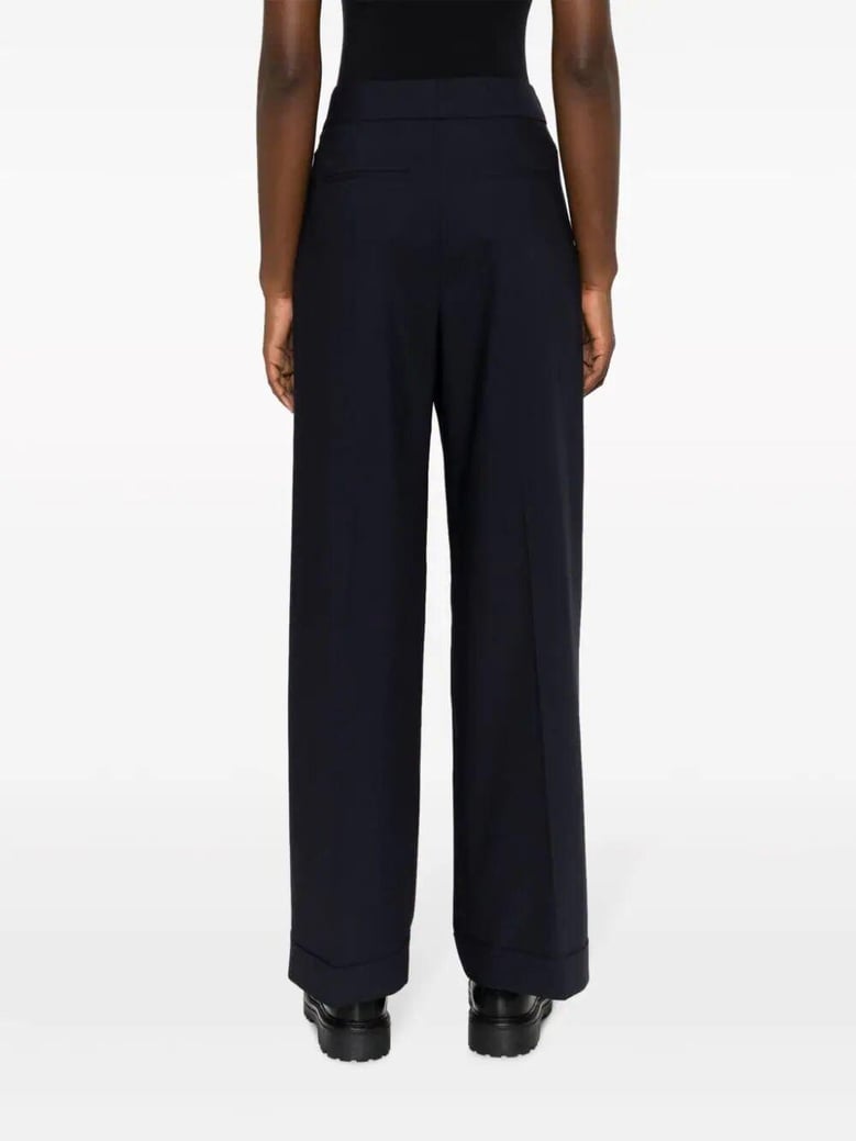 stretch wool trousers by Selfnex
