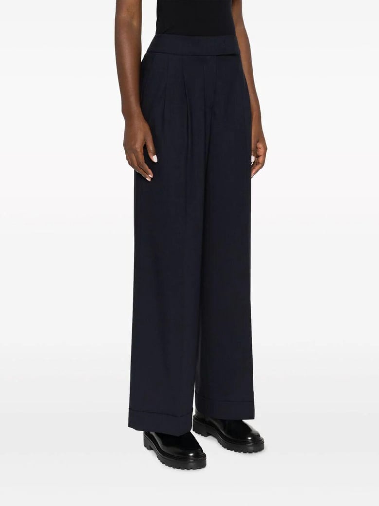 stretch wool trousers by Selfnex