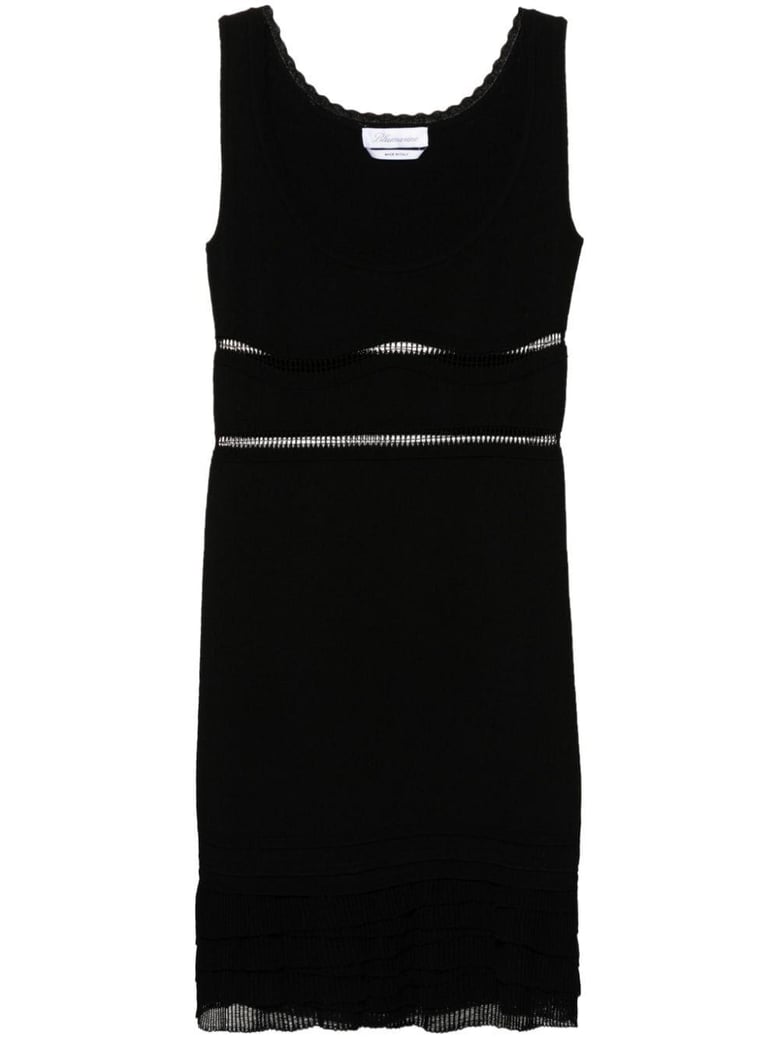 knit tank top dress by Selfnex