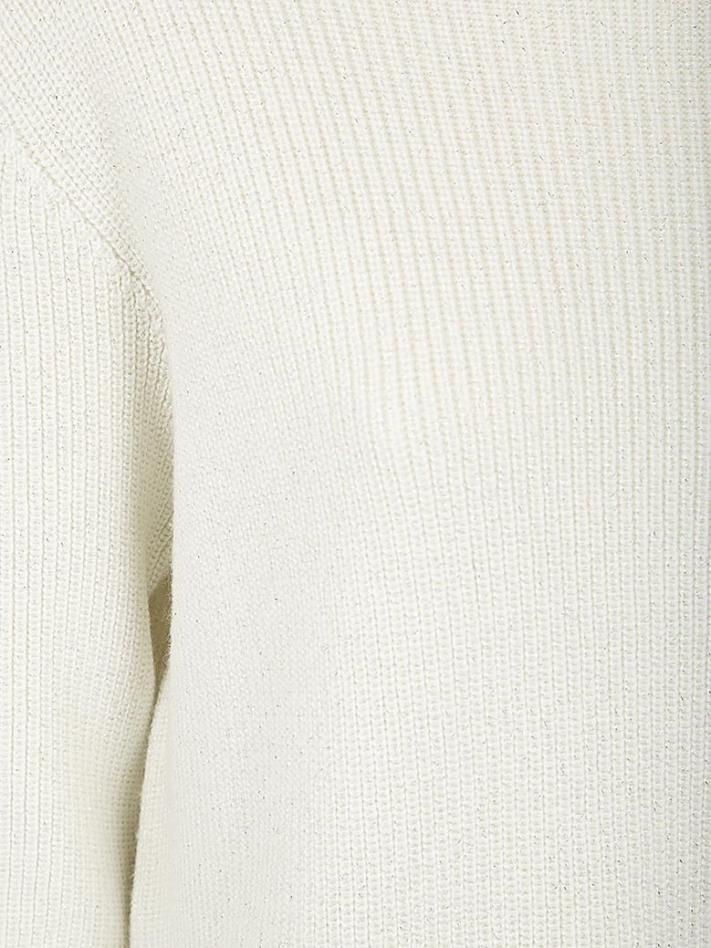 lurex long sleeve sweater by Selfnex