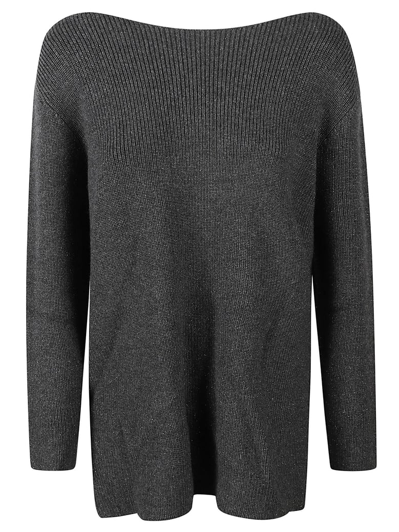 lurex long sleeve sweater by Selfnex