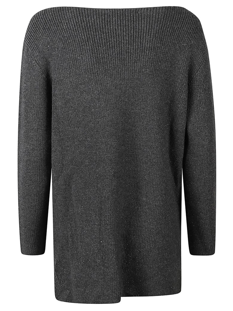 lurex long sleeve sweater by Selfnex