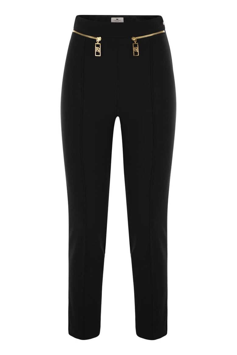 slim pants with belt by Selfnex