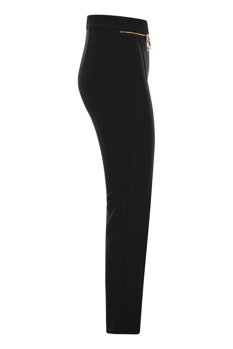 slim pants with belt by Selfnex