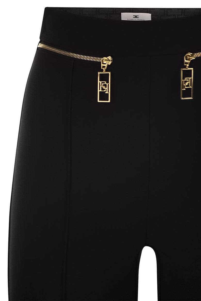 slim pants with belt by Selfnex
