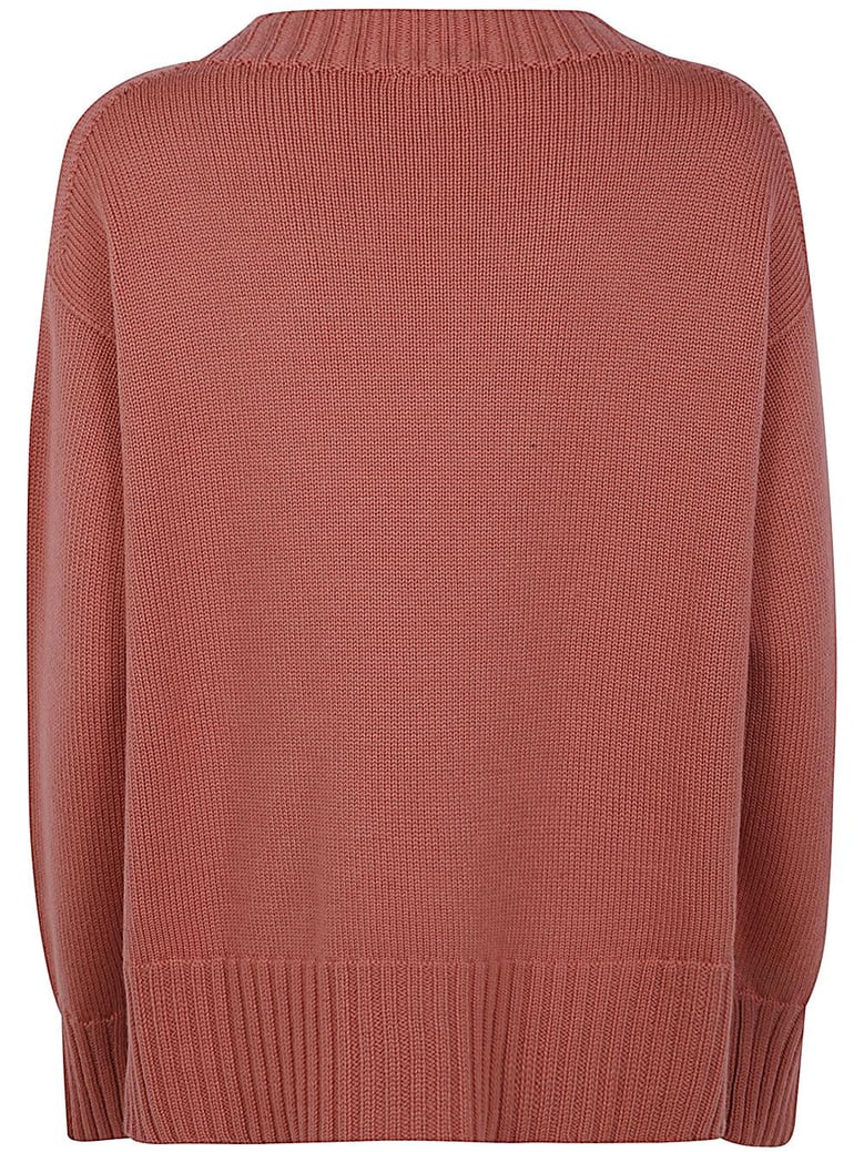 long sleeves crew neck oversized sweater by Selfnex