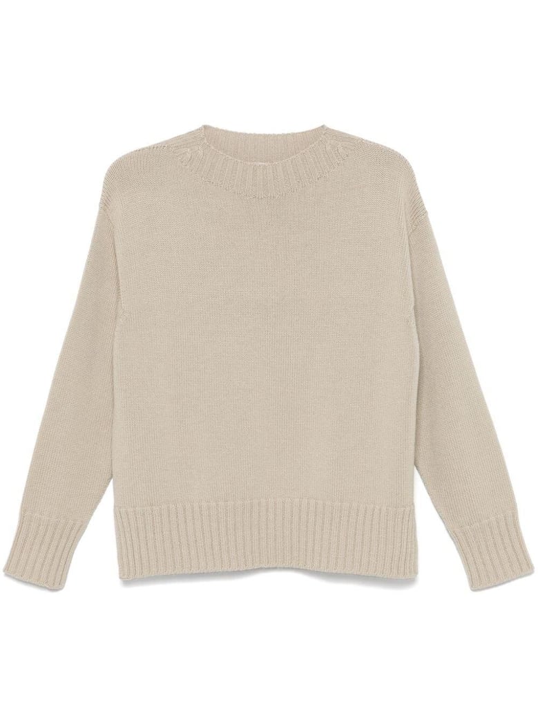 long sleeves crew neck oversized sweater by Selfnex