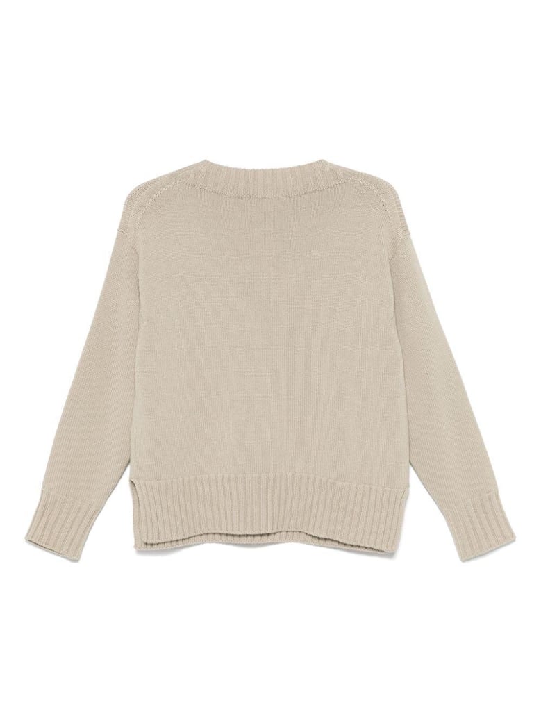 long sleeves crew neck oversized sweater by Selfnex