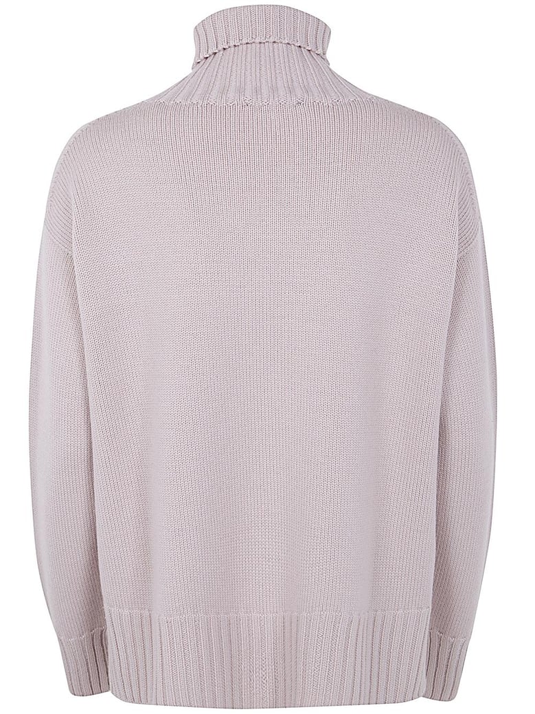 long sleeves turtle neck oversized sweater by Selfnex