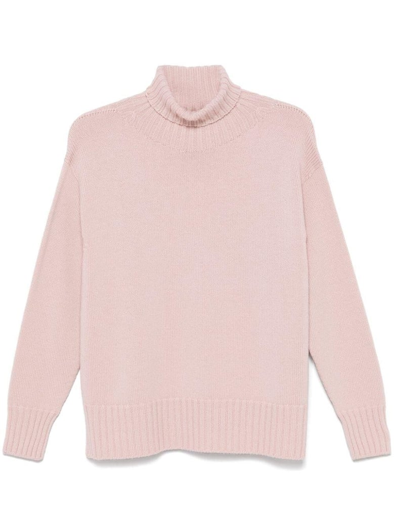 long sleeves turtle neck oversized sweater by Selfnex