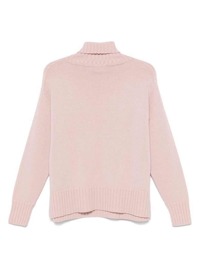 long sleeves turtle neck oversized sweater by Selfnex