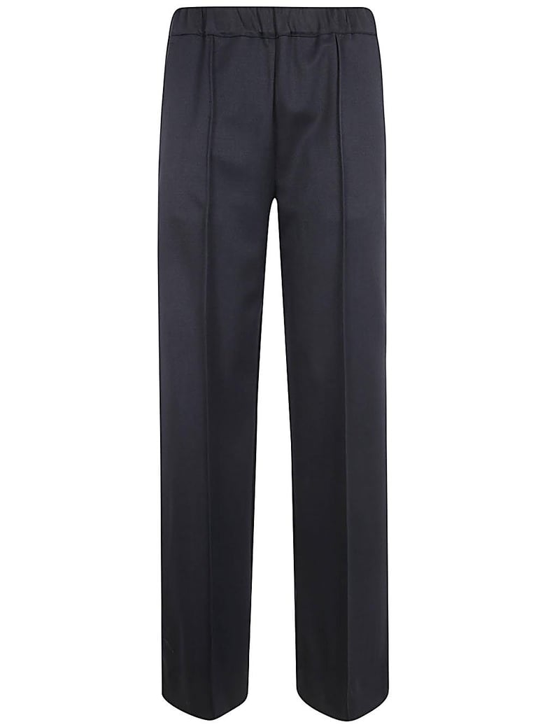 elastic waist trousers by Selfnex