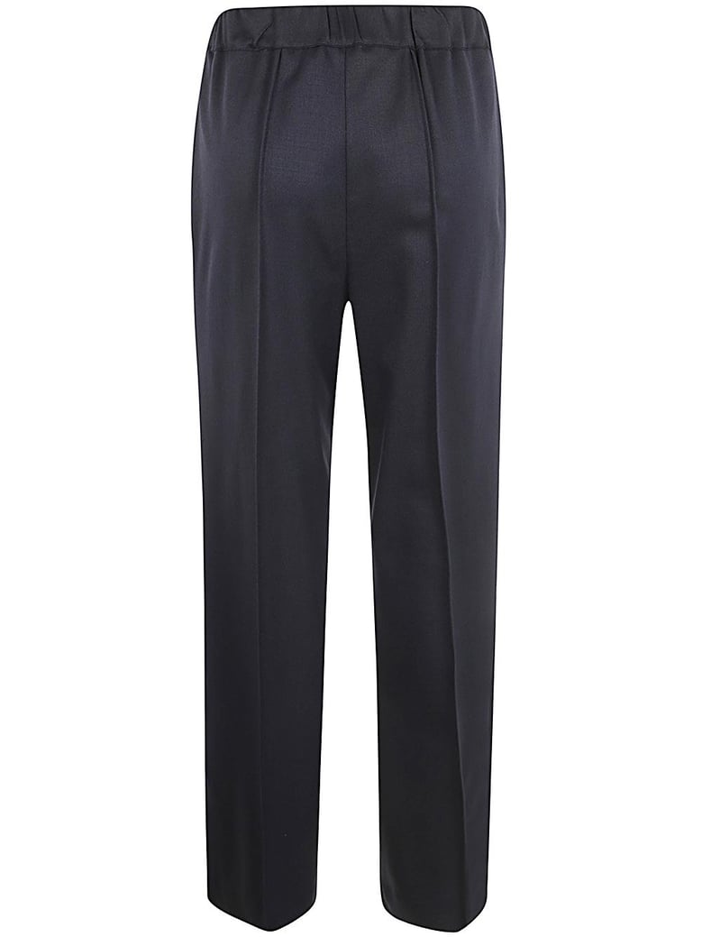elastic waist trousers by Selfnex