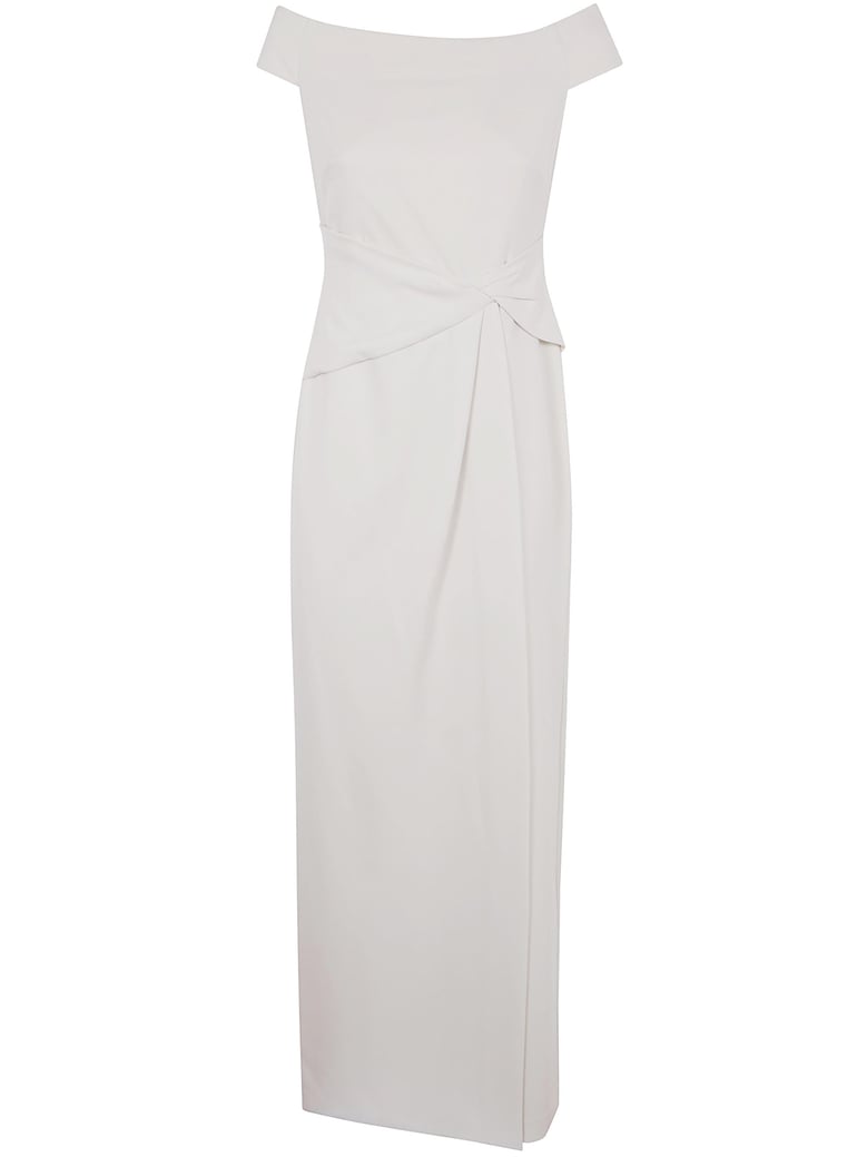 saran short sleeves gown by Selfnex