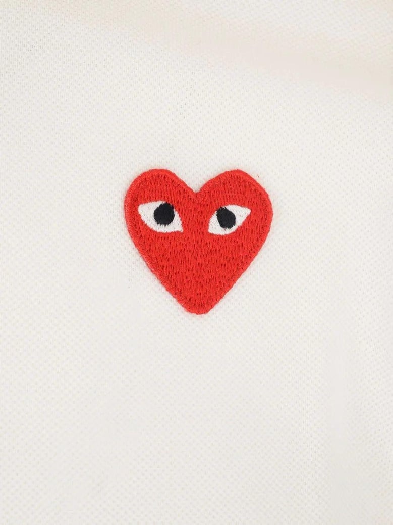 comme des garçons play red heart polo by Selfnex