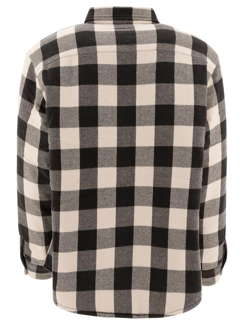 black cotton polyester jacket by Selfnex